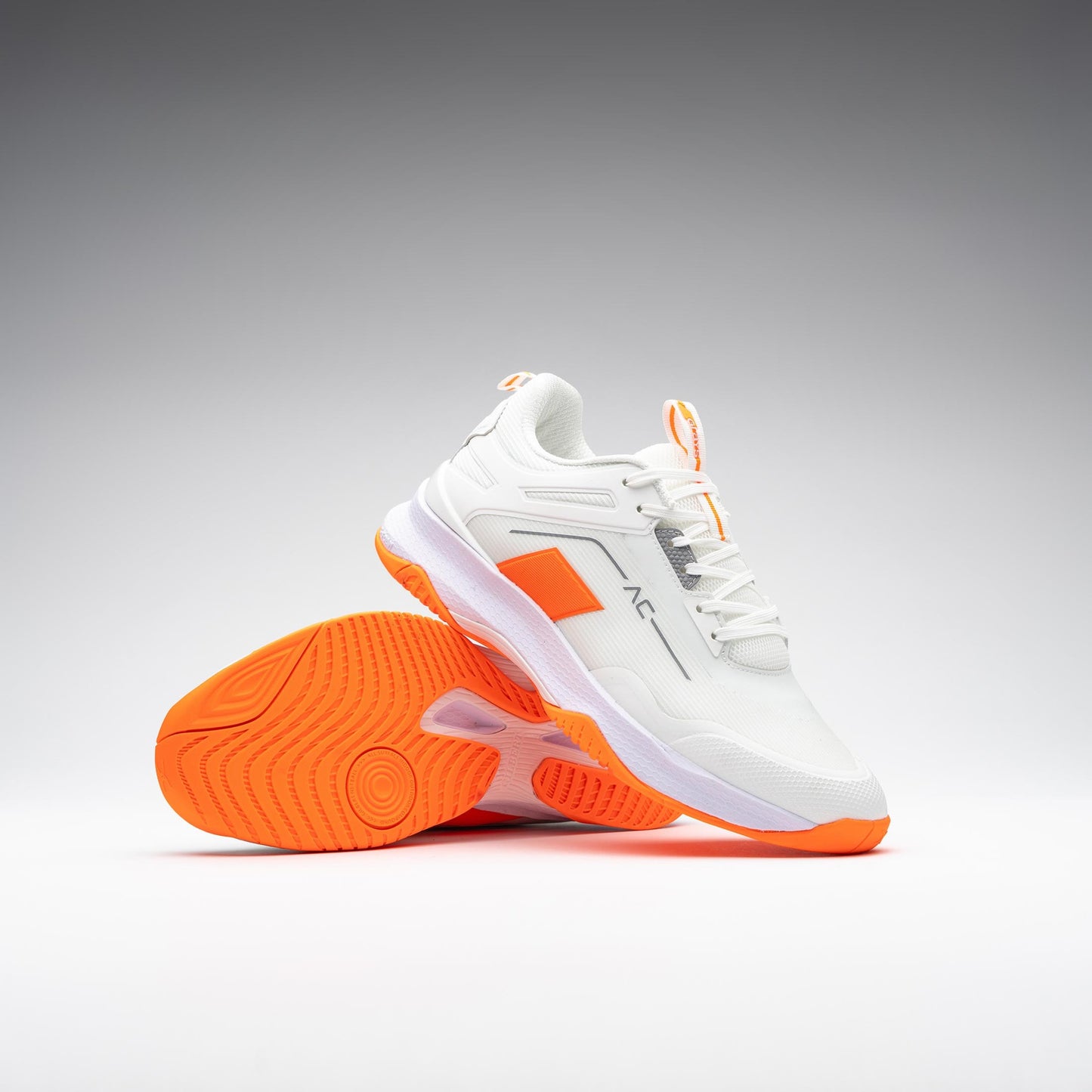 Grays AC10 Indoor Indoor Hockey Shoes - White/Orange 26/27