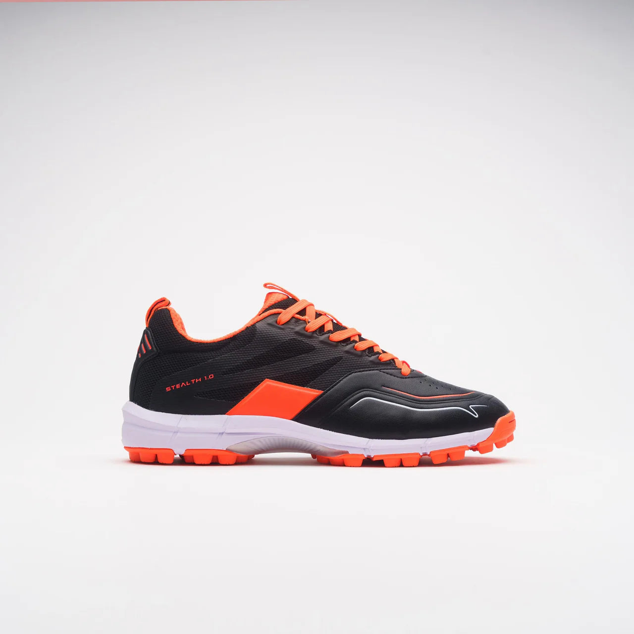 Grays Stealth 1.0 Hockey Shoes - Black/Orange 26/27