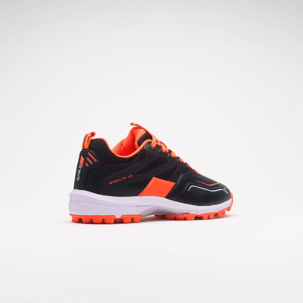 Grays Stealth 1.0 Hockey Shoes - Black/Orange 26/27