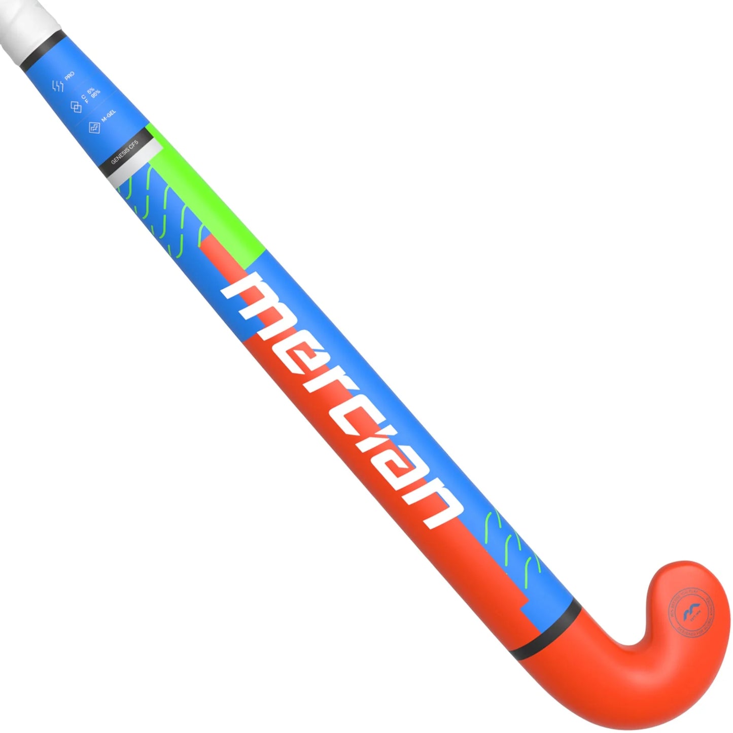 Mercian Genesis CF5 Composite Hockey Stick - Royal/Orange