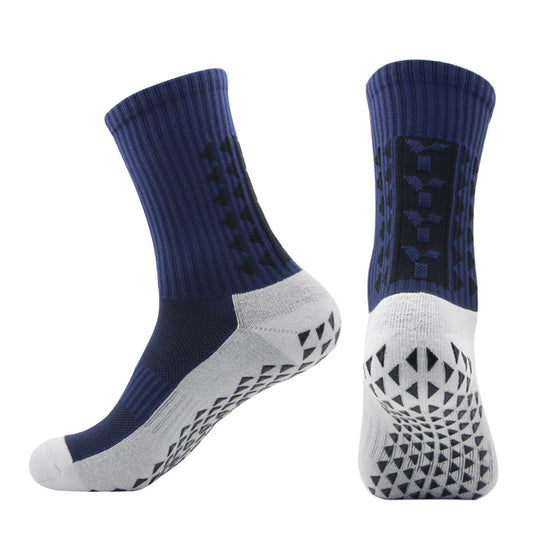 Y1 Anti-Slip Socks - Navy - 26/27