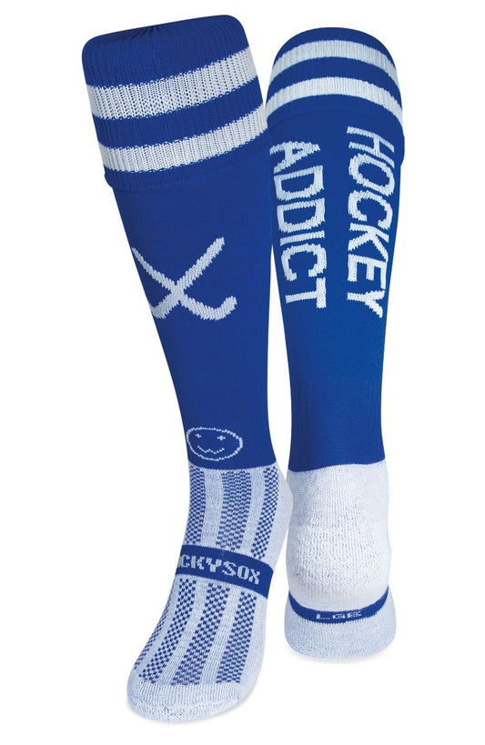 Wacky Sox Hockey Addict Blue