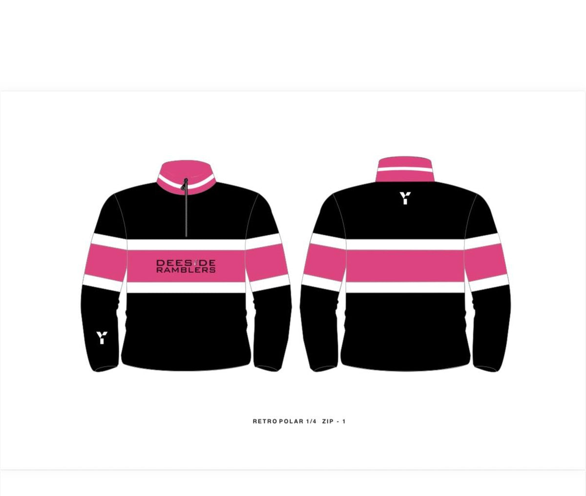 Y1 DRHC Custom 1/4 zip Fleece
