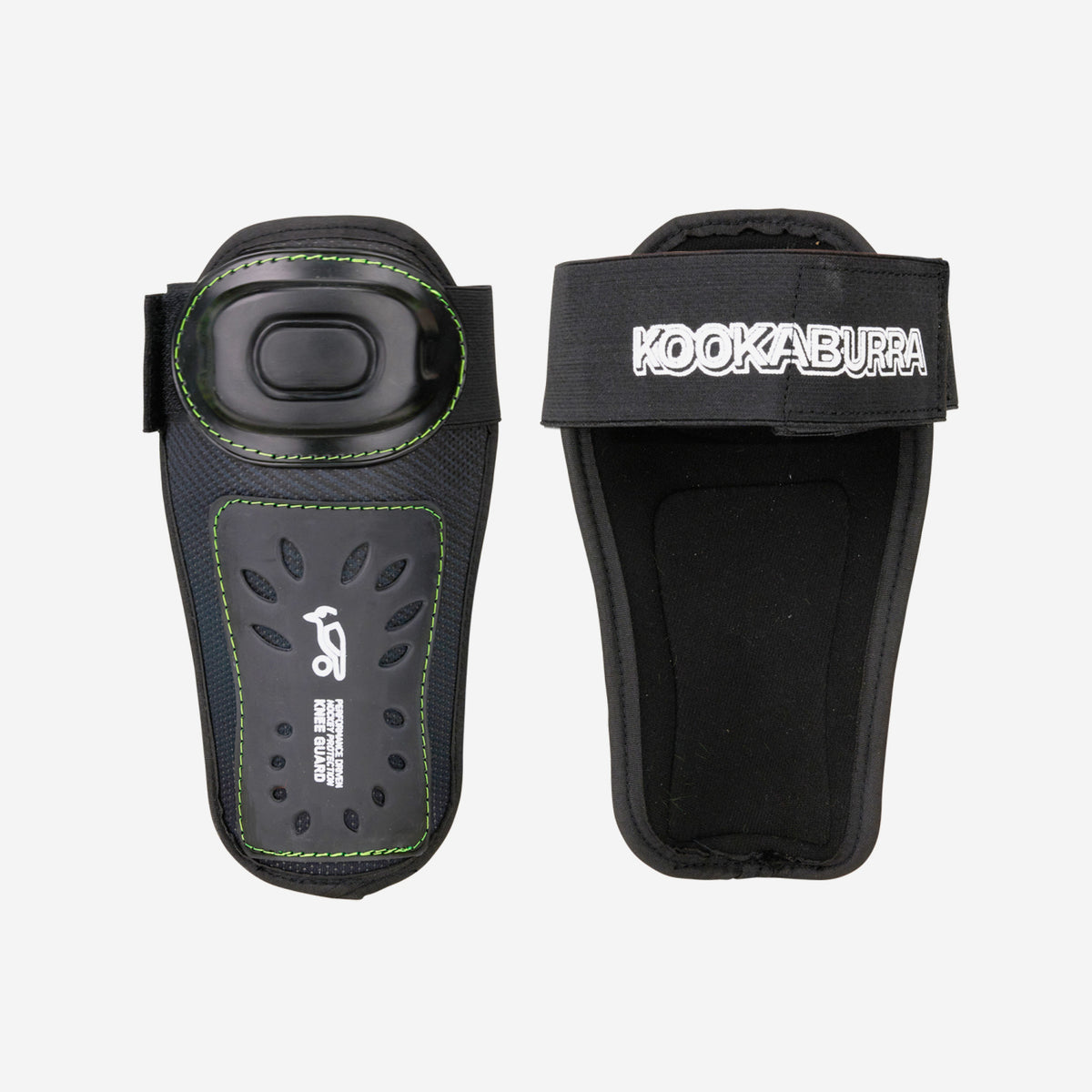 Kookaburra Knee  Guards black/lime