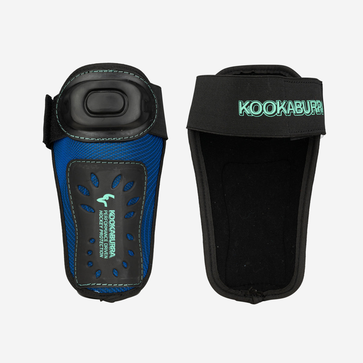 Kookaburra Knee Guards Blue/lime