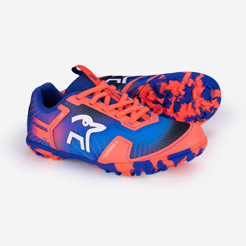 Kookaburra Orbit Junior Shoe - blue/coral