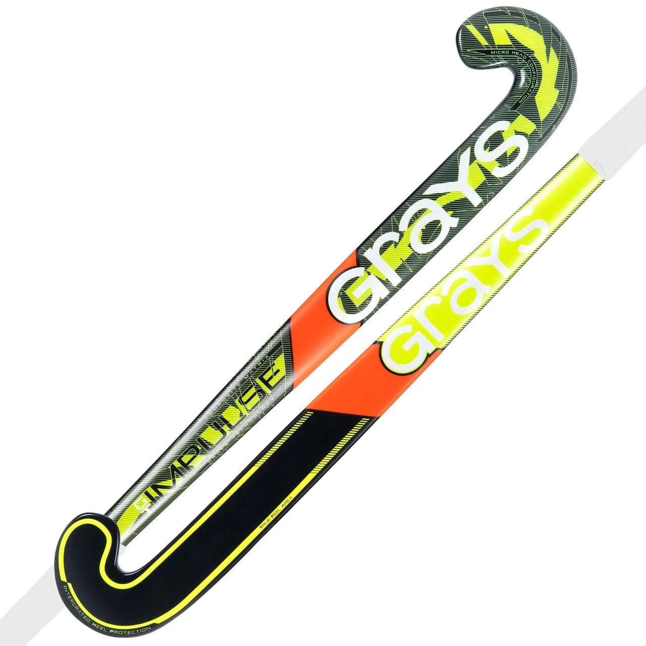 Grays Impulse GT Junior Hockey Stick Fluro Yellow